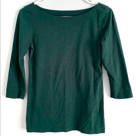 LOFT Tops - LOFT 3/4 sleeve boat neck tee